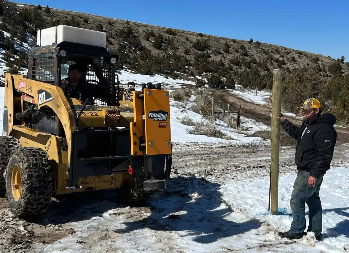 Old ranch fence line scheduled for demolition and replacement