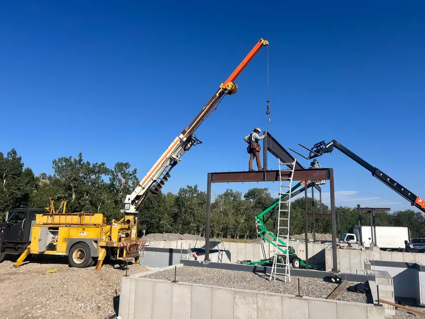 Crane & Structural Services project by Montana Ranch & Land in Southwest Montana — photo 1