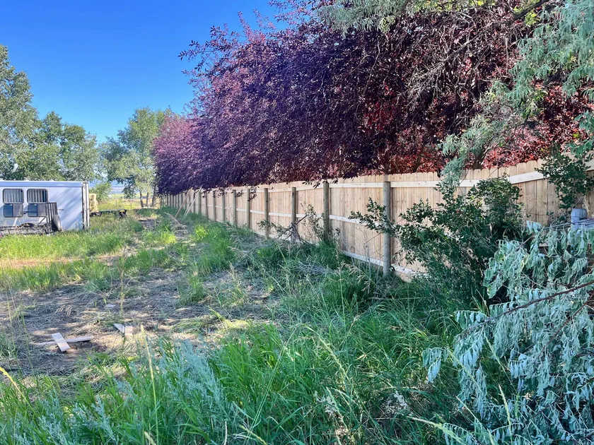 Cedar Privacy Fence project by Montana Ranch & Land in Southwest Montana — photo 4