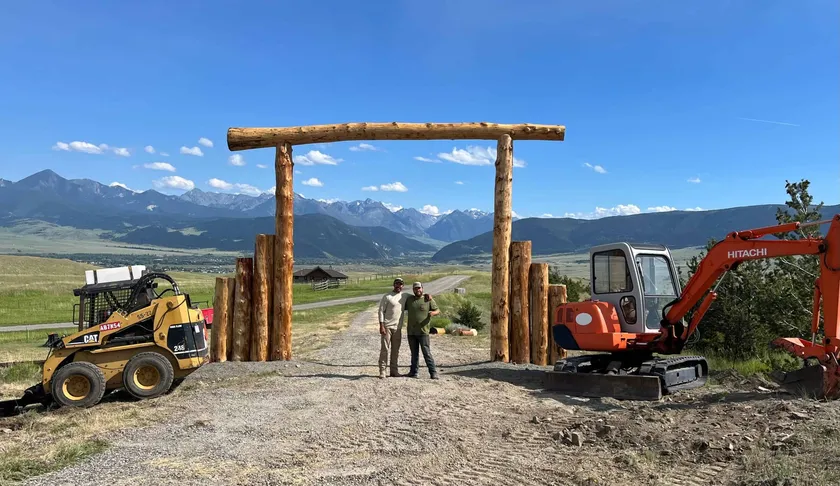 Custom Archways project by Montana Ranch & Land in Southwest Montana — photo 2