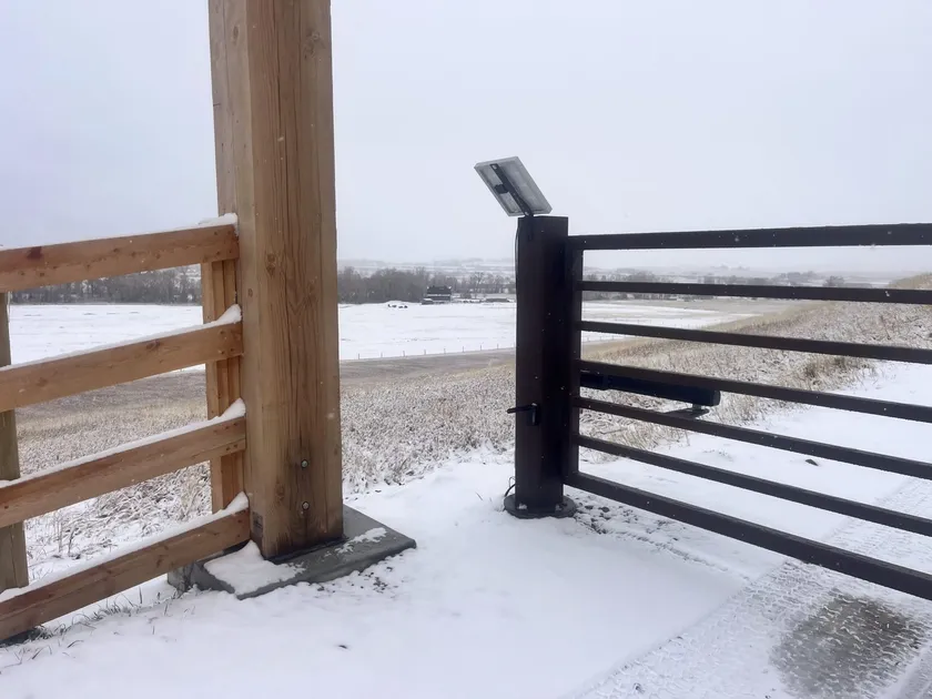 Automatic Ranch Gates & Custom Entrance Archways project by Montana Ranch & Land in Southwest Montana — photo 4
