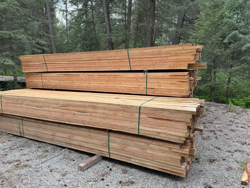 Rough-Sawn Timber Pergolas project by Montana Ranch & Land in Southwest Montana — photo 3