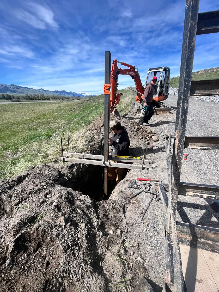Excavation for Utilities project by Montana Ranch & Land in Southwest Montana — photo 3