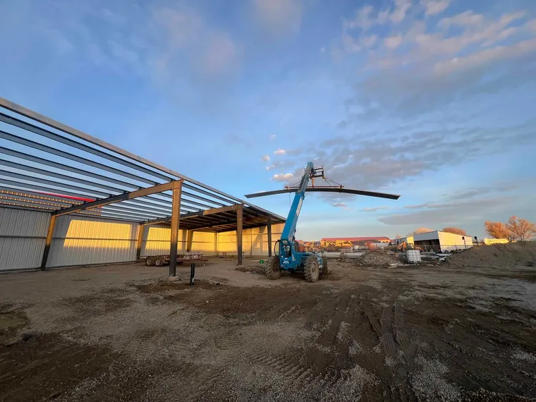 Pole Barn Build, by Montana Ranch & Land Improvement Service
