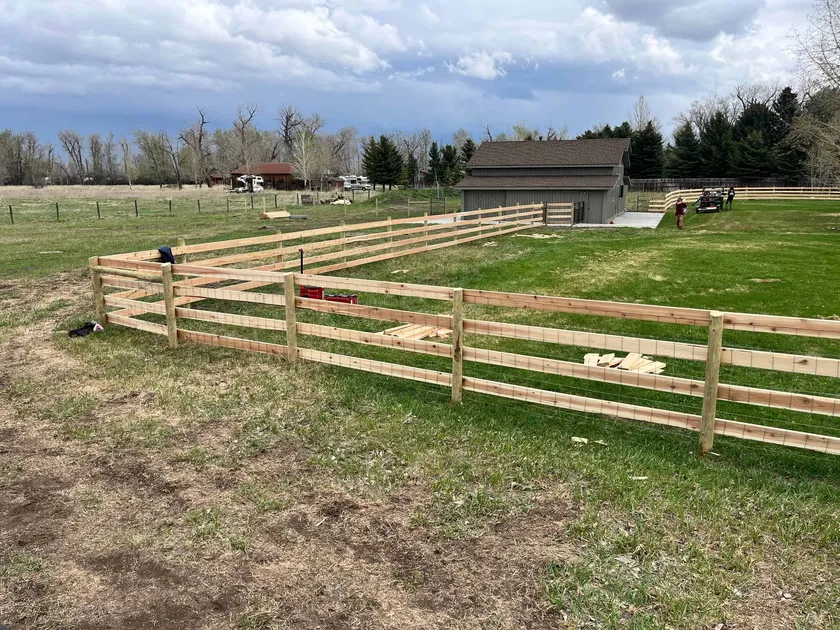 Ranch Board Fence project by Montana Ranch & Land in Southwest Montana — photo 3