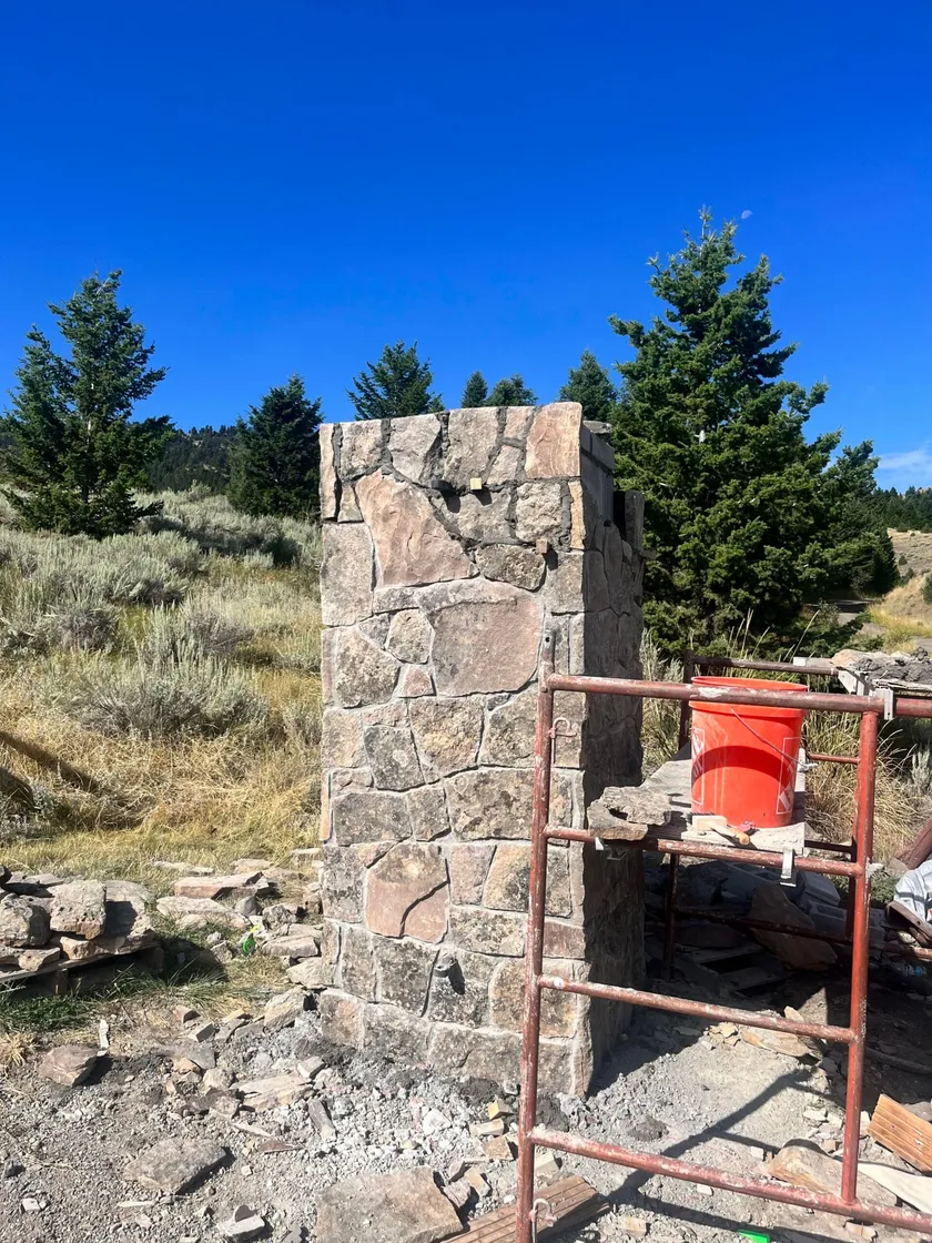 Stone Masonry project by Montana Ranch & Land in Southwest Montana — photo 4