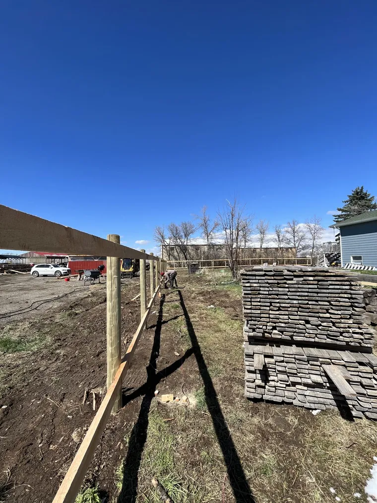 Vance Privacy Fence, by Montana Ranch & Land Improvement Service