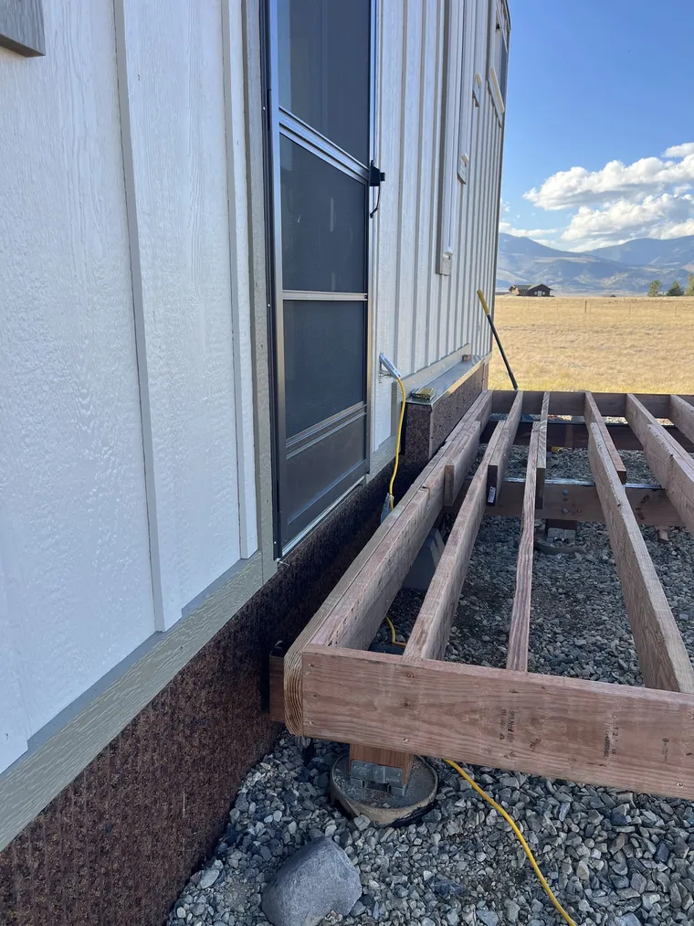 Composite Deck Build, by Montana Ranch & Land Improvement Service